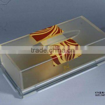 Small Colored Customized Acrylic tissue box cover plastic with Experienced Factory Made