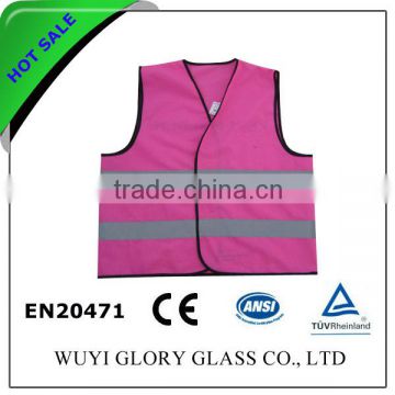 ENISO 20471 Standard cheap reflective purple bicycle safety gilet