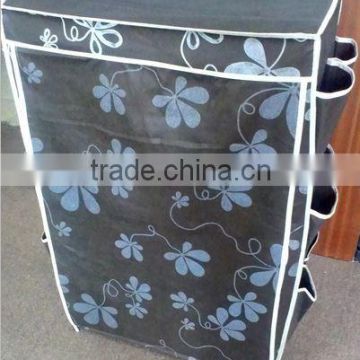 New style 4 tiers non-woven fabric shoe rack