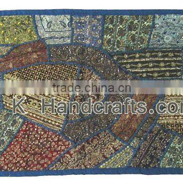 Designer Antique vintage sari Patchwork Tapestries