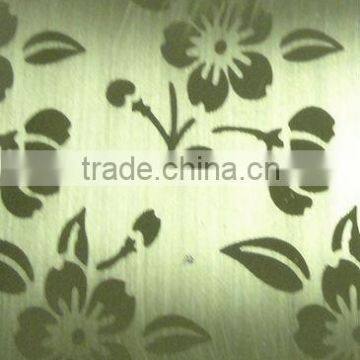 etched,vibration,shiny 8K mirror,HL decorative stainless steel sheet