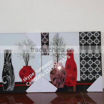 Home Wall Decor Collage Glass Hanging Frameless Picture Frame photo-2