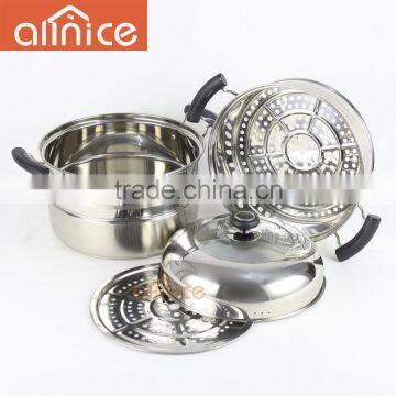 Allnice-wholesale Stainless Steel Double Boiler/ Steamer Set From China photo-3