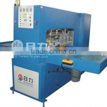 Automatic slipway high frequency plastic soft crease box,PVC & PET folding box making machine