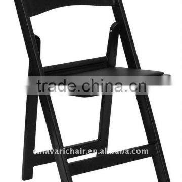 Black Plastic Polypropylene Folding Silla Avantgarde for Outdoor Events