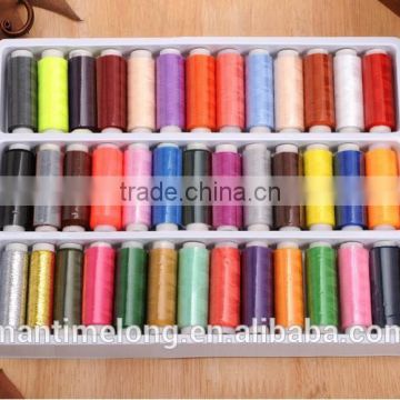 39pcs 164 Yard Mixed Color Colour Sewing Textile Thread Spools Kit Set