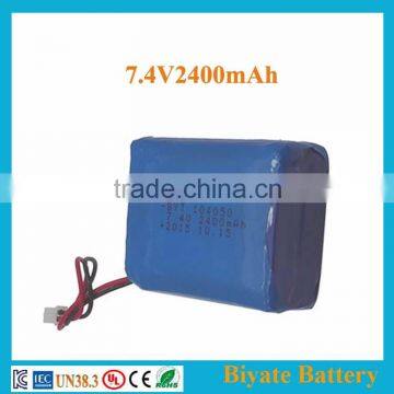 Best Selling 104050 2400mAh 7.4V Lipo Battery for Heating Vest photo-2