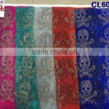 CL60062 Latest design good quality african french lace with stones,net tulle lace with beads