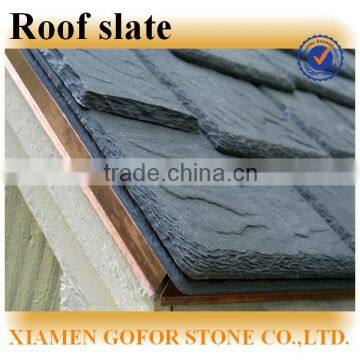 Synthetic slate roofing