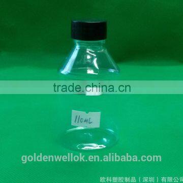 Plastic Bottle Pet for 110ml Food Pcakge Bottle