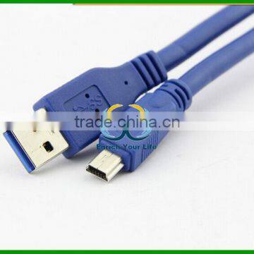 Blue /black 3.0 Micro USB Cable 3.0 for Samsung Note3 ,Galaxy S5 3ft ,5ft,6ft,10ft ..35cm,1m,2m,3m,5m