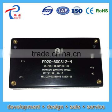 25w pv solar dc power converter with 600vdc to 24vdc