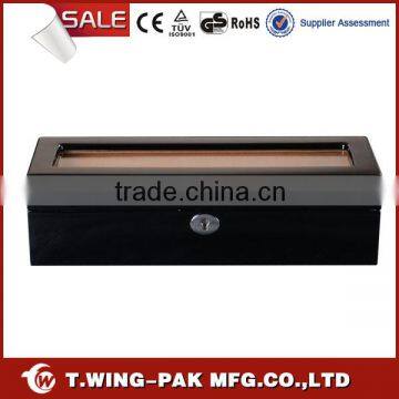 Acrylic Decorative Popular Wooden Watch Displays Boxes For 5 Watches photo-2