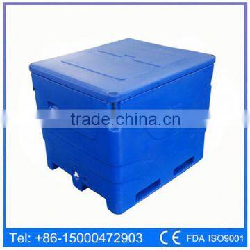 1000L FDA Approved Fish Box PU Insulated, Insulated Plastic Bin for Fish photo-2