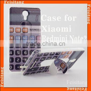 For Xiaomi Redmini Note2 pu leather with tpu soft mobile phone case cover