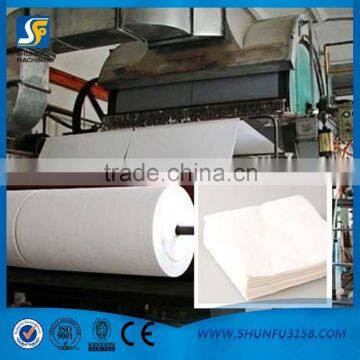 1575mm complete set toilet paper making line