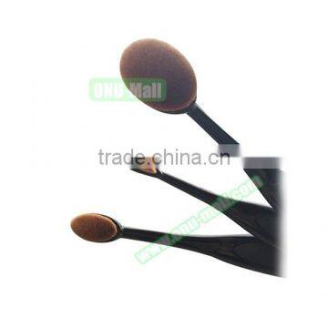 10Pcs/Set Beauty Toothbrush Shaped Foundation Power Eyebrow Eyeliner Lip Facial Makeup Oval Cream Brushes Makeup Tools photo-3