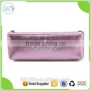 Customized Mini Casual Clutch Ladies Bag Pink PU Cosmetic Bag