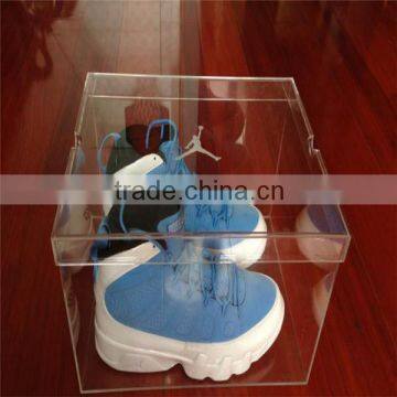 Showcase clear acrylic shoe box