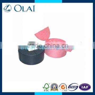 wholesale elegant round leather box printing