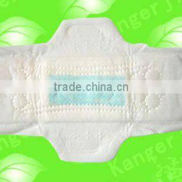 Soft cotton surface sanitary napkins china with lady anion