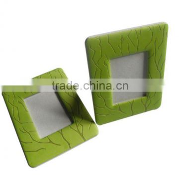 custom made pu leather photo frame,fashional pu leather photo frame for Decoration