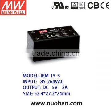 Mean well 15w 5v power supply/15W Single Output Encapsulated Type