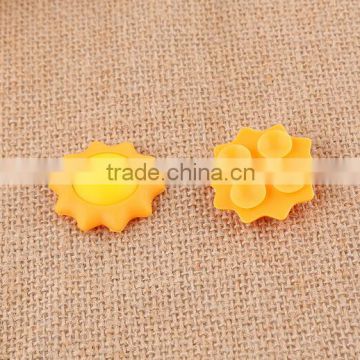 Korea Japanese cute sun flower silicone sucker chuck refrigerator decoration stick pad suction cup