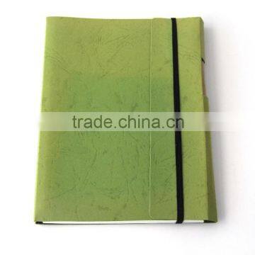 Specialty Papers spiral with elastic band colorful soft cover glued A5 cheap school made in china zhejiang wenzhou notebook