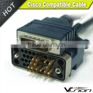 25ft Cisco Compatible DTE V.35 LFH60M-V.35M Cable Functionality equivalent to Cisco part number CAB-V35MT