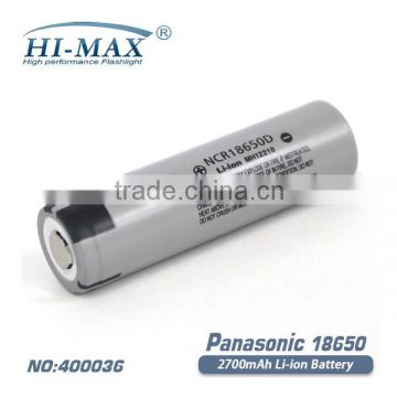 For flashlight 2700mah 18650 lithium ion battery batteries