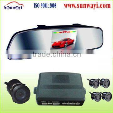 3.5 inch rear view mirror parking sensor