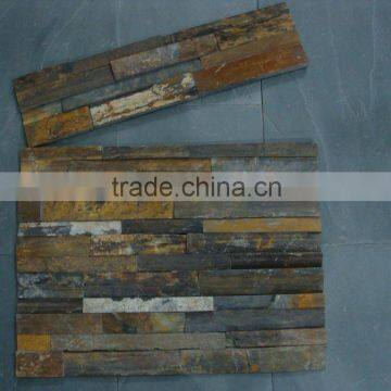 cut-to-size rustic slate wall stone cladding