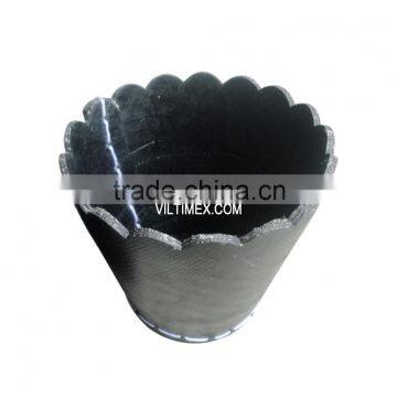 Small rubber flower pot for home decor - handmade in Vietnam