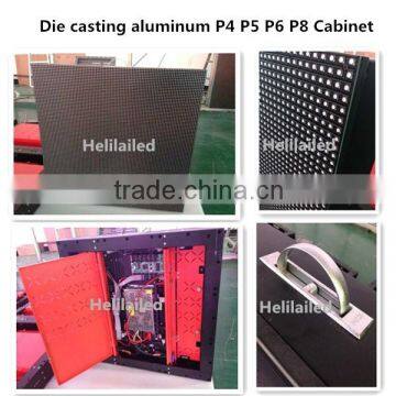 Die casting aluminum cabinet indoor /Outdoor rental led display screen p3 / p4 / p5 / p6 / p8 / p10 smd , led display Rental