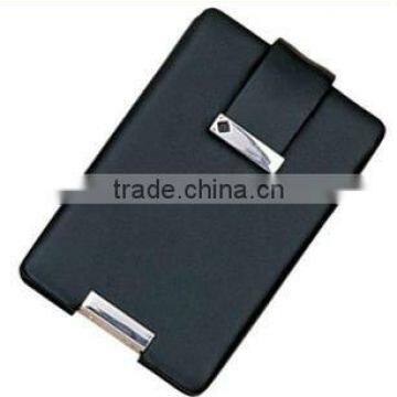 high quality pu leather name card holder