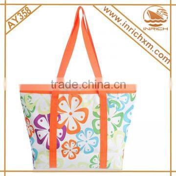 cheap waterproof full color custom printed tote plain bags