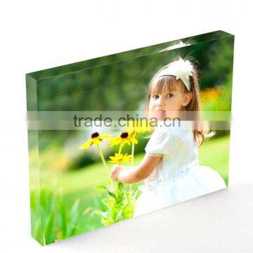 UV printing acrylic photo block/crystal photo block