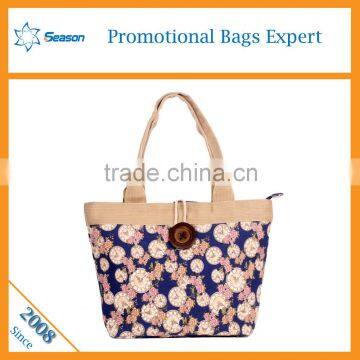 Summer printed promotional canvas tote bags bulk canvas bag wholesale                        
                                                                                Supplier's Choice