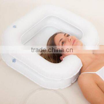 portable and durable inflatable shampoo basin for Shampoo on the bed