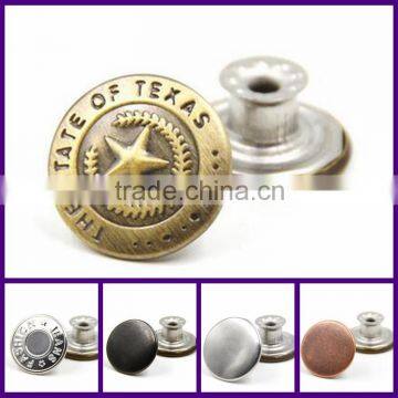 Custom Brand Logo Metal Push Brass Snap Fasteners photo-2