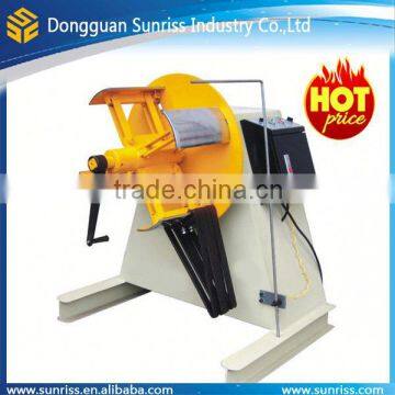 automatic hydraulic uncoiler machinery machine with car