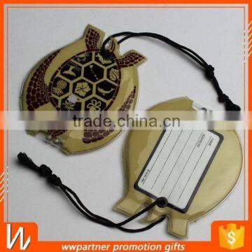 PVC Luggage Tag With Led Flash Light photo-2