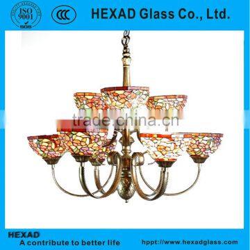 HEXAD Tiffany style stained glass hanging lamp HTL125