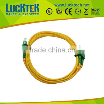 SC/APC-SC/APC Fiber Optic Patch Cord, Singlemode, Simplex, jumper cable, 5 Meter