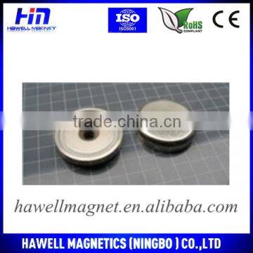 Neodymium pot magnet with high holding force