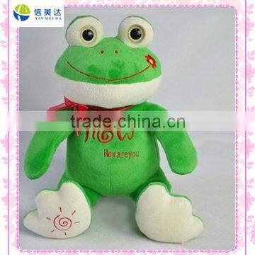 Green frog stuffed animals toy