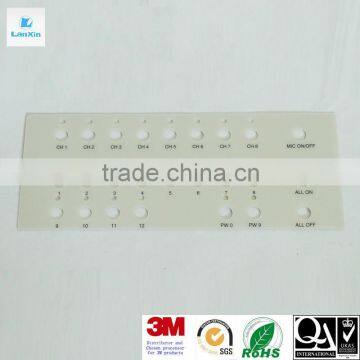 Self adhesive Printing PC white operation panel