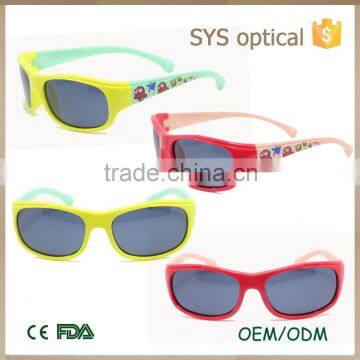 Popular colorful children sunglasses , cute baby sun eyewear