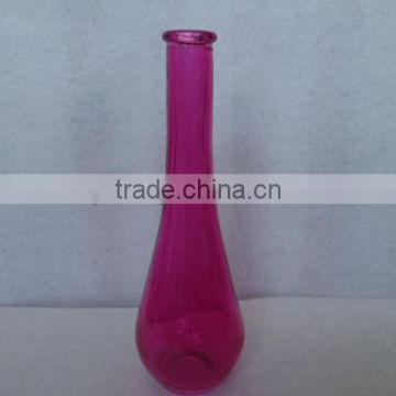 sprayed color glass vase